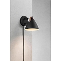 design for the people by Nordlux Luminaire mural STRAP 15 GU10 IP20, noir 
