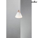 design for the people by Nordlux Luminaire à suspension STRAP 27 E27 IP20, blanche 