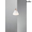 design for the people by Nordlux Luminaire à suspension STRAP 27 E27 IP20, blanche 