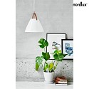 design for the people by Nordlux Luminaire à suspension STRAP 27 E27 IP20, blanche 