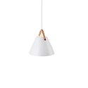 design for the people by Nordlux Pendant luminaire STRAP 27, 27cm, E27, IP20, metal, white