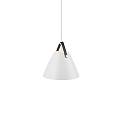 design for the people by Nordlux design for the people by Nordlux Pendant luminaire STRAP 27, 27cm, E27, IP20, metal, white