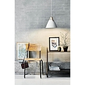 design for the people by Nordlux design for the people by Nordlux Pendant luminaire STRAP 27, 27cm, E27, IP20, metal, white