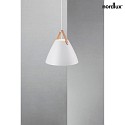 design for the people by Nordlux Pendant luminaire STRAP 36, 36cm, E27, IP20, metal, white