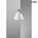 design for the people by Nordlux Pendant luminaire STRAP 36, 36cm, E27, IP20, metal, white
