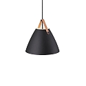 design for the people by Nordlux design for the people by Nordlux Pendant luminaire STRAP 36, 36cm, E27, IP20, metal, black
