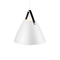 design for the people by Nordlux design for the people by Nordlux Pendant luminaire STRAP 48, 48cm, E27, IP20, metal, white