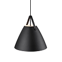 design for the people by Nordlux design for the people by Nordlux Pendant luminaire STRAP 48, 48cm, E27, IP20, metal, black