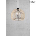 Nordlux Luminaire à suspension CHINO 40 E27 IP20, marron, noir  