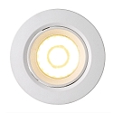 Lumire encastre ROAR LED IP23, blanche gradable 6W 590lm 3000K 36 36 CRI 80