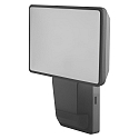 Applique da esterno ENDURA PRO FLOOD SENSOR 15W con sensore, inclinabile, con diffusore IP55, grigio scuro dimmerabile