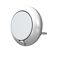 Eclairage de nuit  LUNETTA ROUND WHITE rond, avec capteur, avec prise de courant, rsistant aux chocs IP20, blanche 