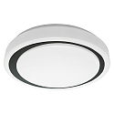 LED Aufbauleuchte SMART + WIFI ORBIS MOON, IP20,  38cm, 26W 3000-6500K (Tunable White) 1500lm 154, schwarz