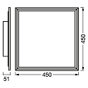 Ledvance SMART WIFIPLANPLUSRGBFR450X450RGBTW