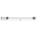 Ledvance BATHROOM TOWEL RACK SEN IP44