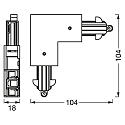 Ledvance TRACKLIGHT CORNER CONNECTOR BK