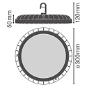 Ledvance LED Hallenstrahler HighBay HB COMP V 225W 865 110DEG IP65 LEDV