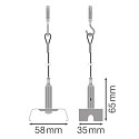 Ledvance Système d'éclairage en continu oeillet de suspension du cordon TRUSYS® FLEX SUSPENSION KIT