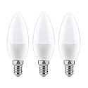 Paulmann LED 3-pack 4W E14 2700K 250lm, candle