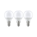 Paulmann LED Lampadina Goccia/Gocce Set di 3 E14 5,5W 470lm 2700K CRI >80