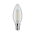 Paulmann LED Filament Kerzenform, 230V, E14, 2.5W 2700K 250lm, 3step dimmbar, klar
