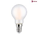 Paulmann LED Filament Tropfenform P45, 230V, E14, 6.5W 2700K 806lm, matt