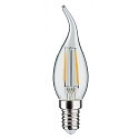 Paulmann LED Filament Kerze Windsto, 230V, E14, 2.8W 2700K 250lm, dimmbar, klar