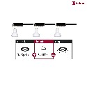 Paulmann 3er-Set Reflektorlampe Choose! Standard, GU10, 2700K 6.5W 460lm 38°, On-Off