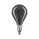 Paulmann LED Filament BIG DROP, Doppel-Spiral,  16cm / L 30cm, 230V, E27, 7W 1800K 200lm, dimmbar, Rauchglas