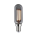 LED Filament Rhrenlampe T25 VINTAGE 1879, 230V, E14, 4W 1800K 130lm, dimmbar, Rauchglas