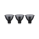 Lampadina con riflettore a LED Set di 3 GU5,3 6W 450lm 2700K 38 CRI >80 
