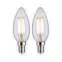Lampadina a candela Set di 2 E14 4,8W 470lm 4000K 360 CRI >80 