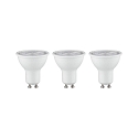 Lampadina con riflettore a LED Set di 3 GU10 7W 460lm 4000K 36 CRI >80 