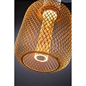 Paulmann LED Deko-Filament METALLIC GLOW ZYLINDER SPIRAL, � 10cm, E27, 4.2W 1800K 200lm, Metallkorb, schaltbar, Messing
