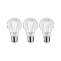 Ampoule  filament forme standard ECO-LINE lot de 3 E27 4W 840lm 3000K CRI 80-89 