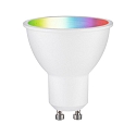 Ampoule LED Smart WIFI RGBW contrôlable par ZigBee GU10 4,8W 350lm 2200-6500K 38° CRI 80-89 gradable