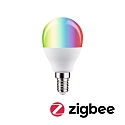 Paulmann Ampoule LED Smart WIFI RGBW contrlable par ZigBee E14 5W 470lm 2200-6500K CRI 80-89 gradable