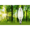 Paulmann LED Filament Kerzenform ECO-LINE, E14, 4W 3000K 840lm, schaltbar, klar