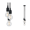 Luminaire � suspension NEORDIC KETIL 3 flammes E27 IP20, noir  gradable