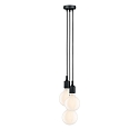Paulmann Luci a sospesione NEORDIC KETIL 3-Lampadine E27 IP20, Nero dimmerabile