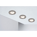Paulmann Recessed luminaire PREMIUM LINE, round, 230V, GU10, 51mm, brushed iron/aluminum
