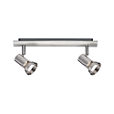 Strahler TEJA 2-flammig, 2x GU10 max. 10W (exkl.), Nickel satiniert