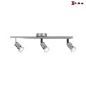Paulmann spot CAROLINA 3 flames GU10 IP20, nickel matt dimmable