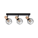Paulmann spot LANKA 3 flames E14, black dimmable