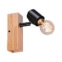 Paulmann spot ARVID 1 flame E27, black dimmable