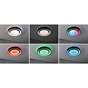 Paulmann Lampada da parete e soffitto RAINBOW DYNAMIC piccolo, Tunable White, RGB IP20, Nero, Bianco dimmerabile