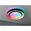 Paulmann Lampada da parete e soffitto RAINBOW DYNAMIC grande, Tunable White, RGB IP20, Nero, Bianco dimmerabile
