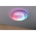 Paulmann Lampada da parete e soffitto RAINBOW DYNAMIC piccolo, Tunable White, RGB IP20, Cromo, Bianco dimmerabile