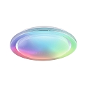 Lampada da parete e soffitto RAINBOW DYNAMIC grande, Tunable White, RGB IP20, Cromo, Bianco dimmerabile