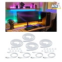 Paulmann Tubo lumisono NEON COLORFLEX con connessione USB, Set di 4 Verde, Blu, Arancione, Rosa